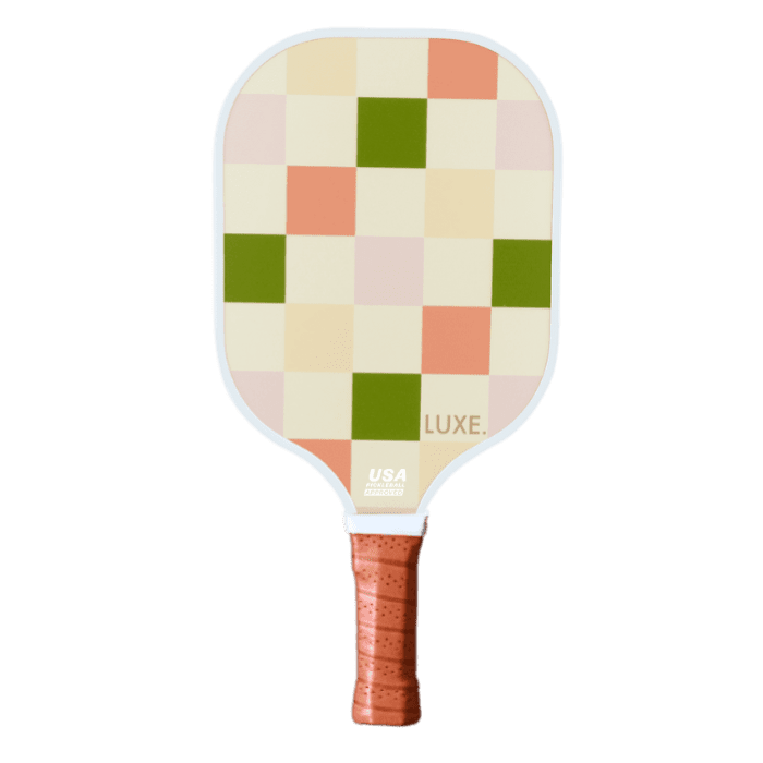 Checker LUXE Pickleball Paddle. Cute and aesthetic pickleball paddles